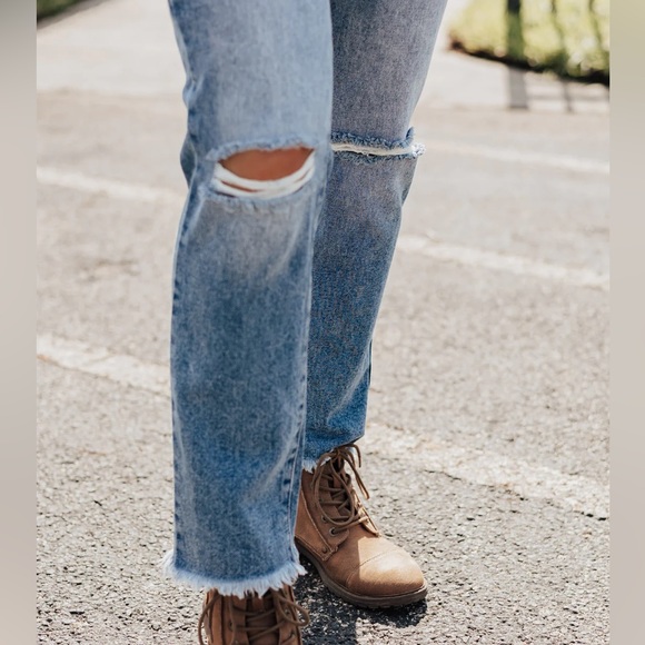 ☃️BOGO50%☃️ 🆕💙JELLY JEANS: STAN High Rise Distressed Size 9/29 - Picture 4 of 8